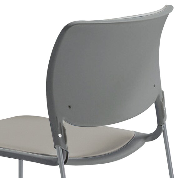 ミーティングチェア(MC183GG-VG1 PVC GY) 3枚目画像