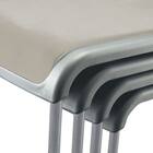 ミーティングチェア(MC183GG-VG1 PVC GY) 4枚目画像