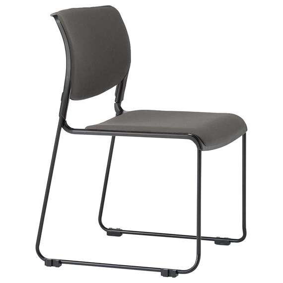 ミーティングチェア(MC183BB-FG3 布 GY) 2枚目画像