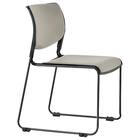 ミーティングチェア(MC183BB-VG1 PVC GY) 1枚目画像