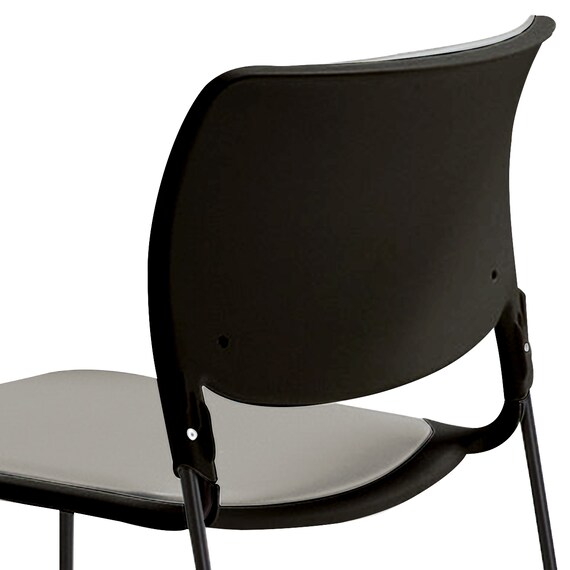 ミーティングチェア(MC183BB-VG1 PVC GY) 3枚目画像