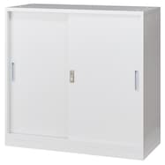 スチール書庫(引違い NT-88 ベース付き)