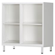 スチールキャビネット(オープン 2列2段 HOS 脚付きベース)