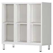 スチールキャビネット(オープン 3列2段 HOS 脚付きベース)