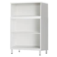 スチールキャビネット(オープン 1列2段 脚付きベース・上置き付き HOS)