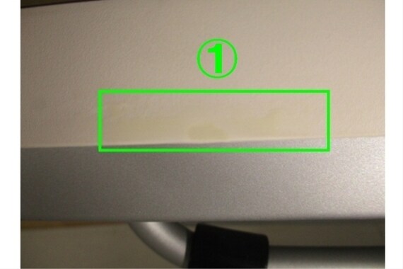 フラップテーブル LCL-1545 WH 6枚目画像