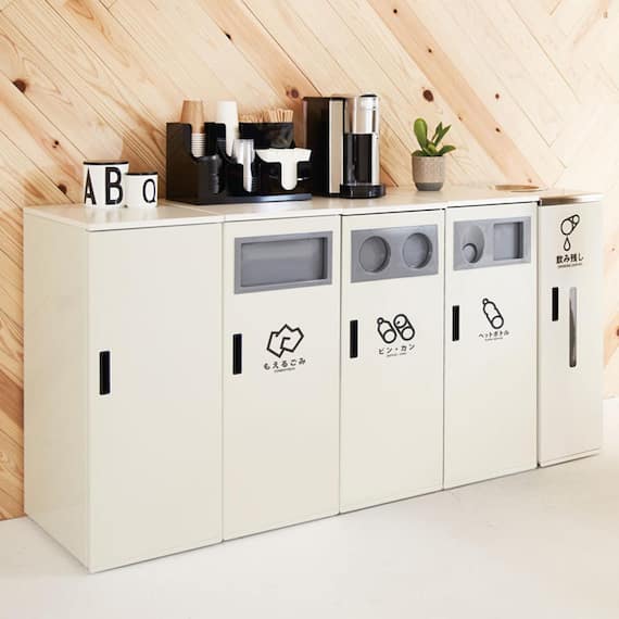 屋内用ダストボックス(リサイクルカウンターM 一般ごみ用) 4枚目画像