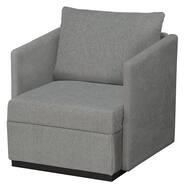 1人用布張りソファ(カレル C-N1-CU02 肘付き)