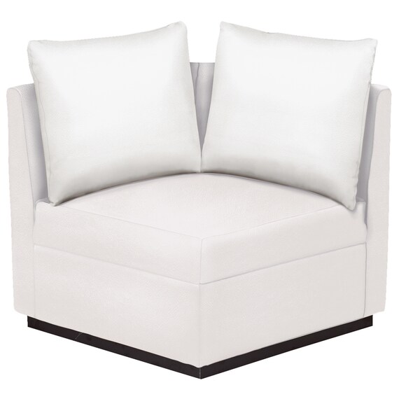 コーナー合皮ソファ(カレル A-80-270 IV) 1枚目画像