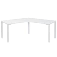 ブーメラン型テーブル(NTS-120L ホワイト脚)