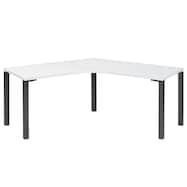 ブーメラン型テーブル(NTS-120L ブラック脚)