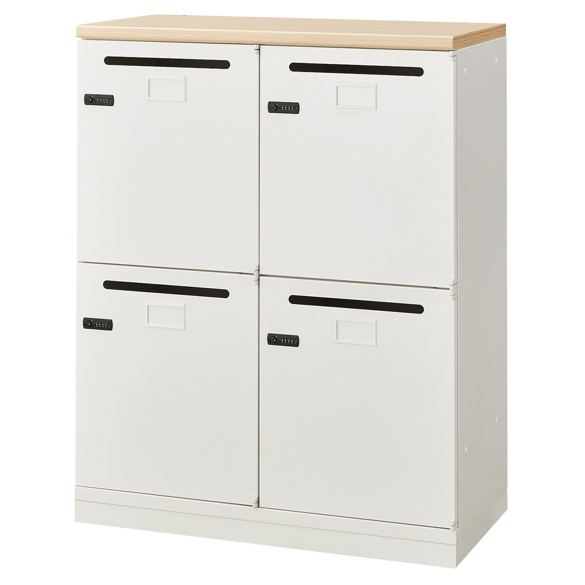 パーソナルロッカー(4人用 TSPL-N4 WH/OAK) | ニトリネット【公式