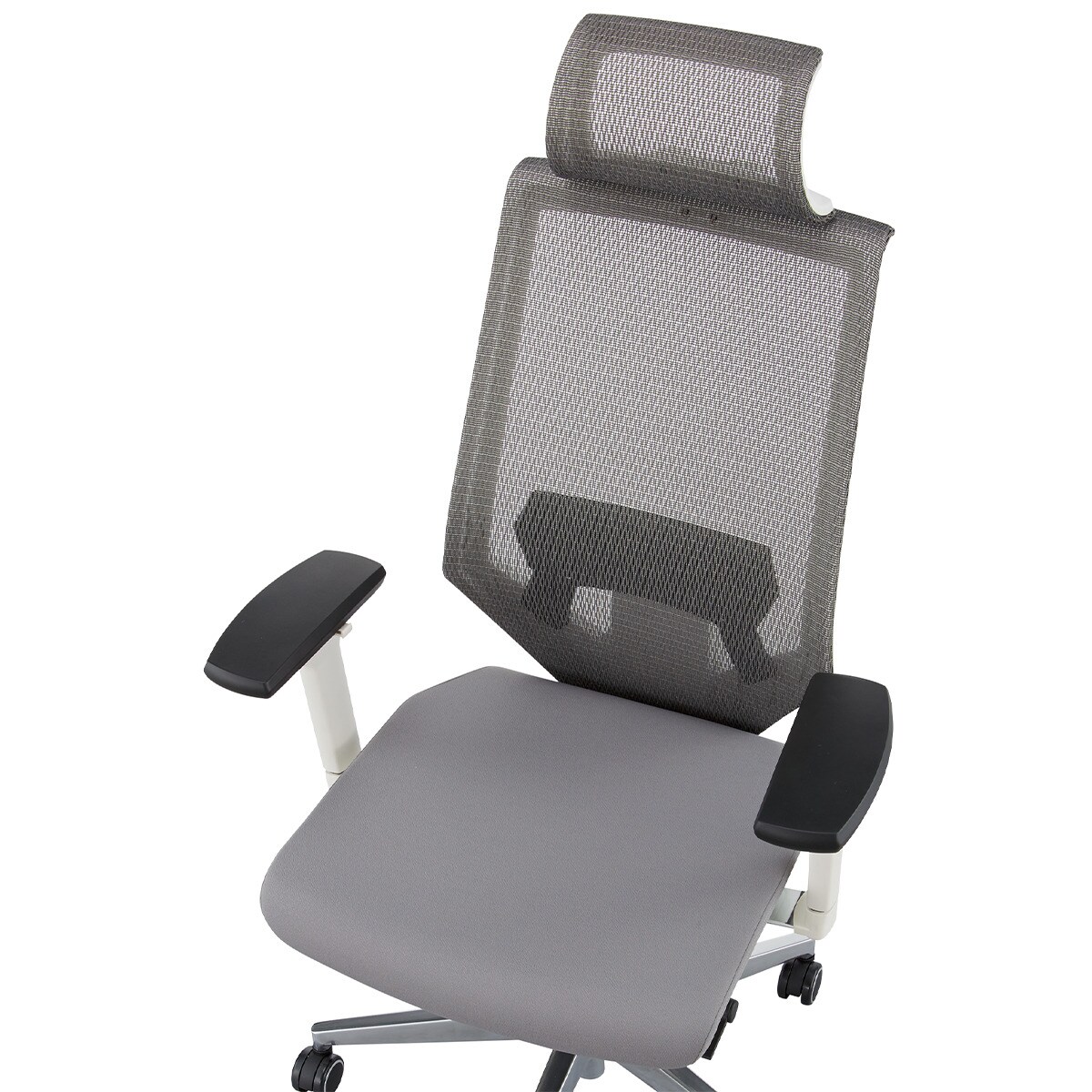 オフィスチェア(MS8005-A 前傾チルト機能付き WH/GY) | ニトリネット