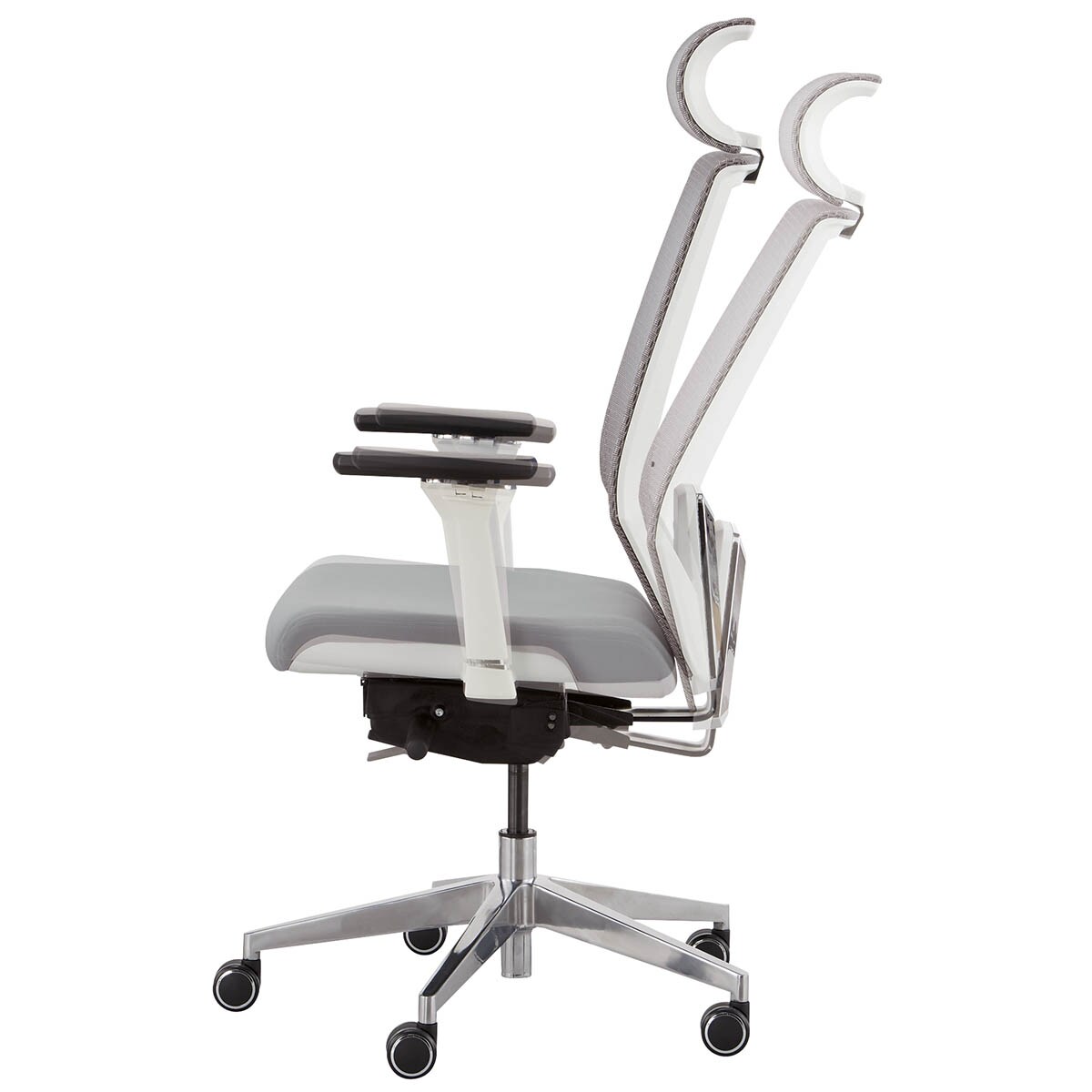 オフィスチェア(MS8005-A 前傾チルト機能付き WH/GY) | ニトリネット