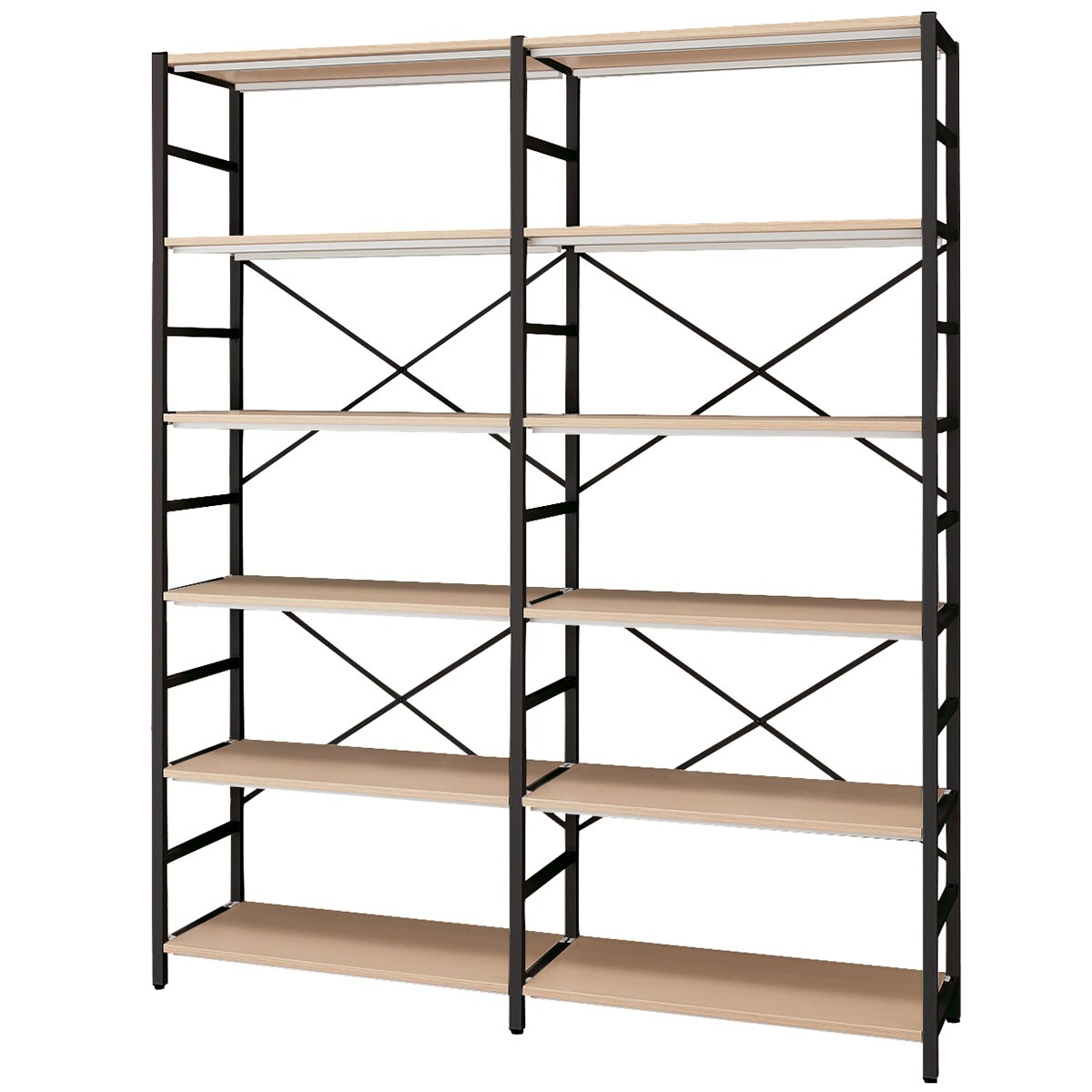 2連シェルフ(5段 NT1600-1930 BK/OAK) | ニトリネット【公式】 家具