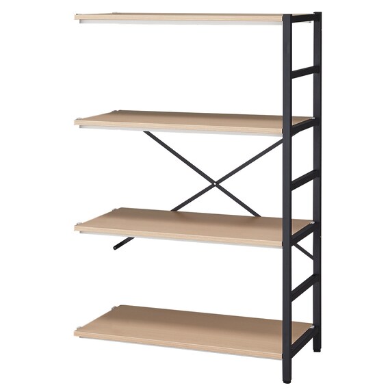 シェルフNT専用 連結セット(3段 NT-1200 BK/OAK) | ニトリネット【公式 