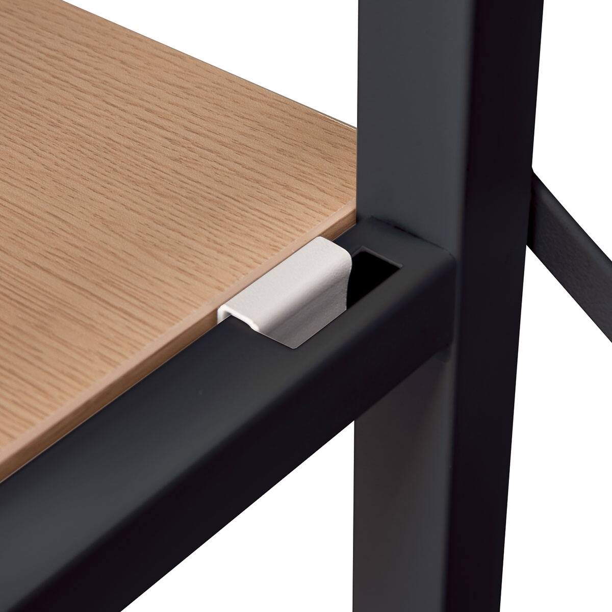 シェルフNT専用 連結セット(3段 NT-1200 BK/OAK) | ニトリネット【公式