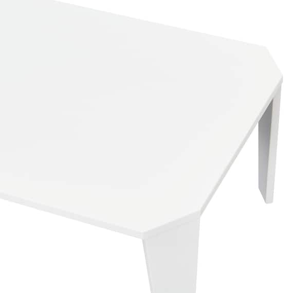 【在庫限り】折りたたみ簡易テーブル(シャインB 幅75cm WH) 4枚目画像