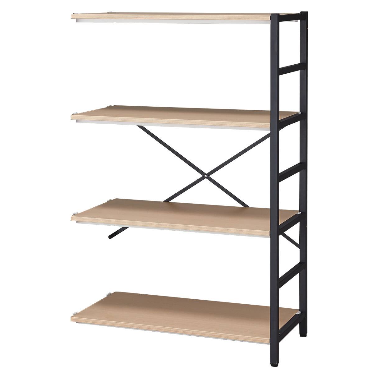 シェルフNT専用 連結セット(3段 NT-1200 BK/OAK) | ニトリネット【公式