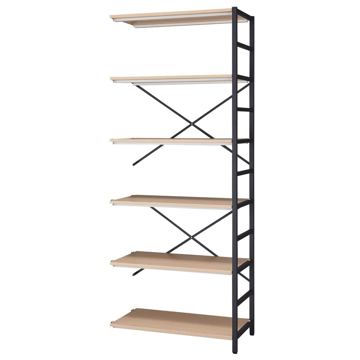 シェルフNT専用 連結セット(3段 NT-1200 BK/OAK) | ニトリネット【公式