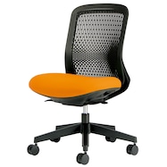 オフィスチェア(Try L/Bシェル ローバック 背:ブラック)