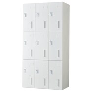 スチールロッカー(9人用 TSYG-09 アウトセットタイプ OR-M)