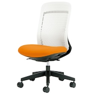 オフィスチェア(Try H/Wシェル ハイバック 背:ホワイト)