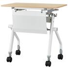 会議用テーブル(NTM-7545 NF9 幕板付き OAK/WH) 1枚目画像