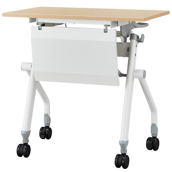 会議用テーブル(NTM-7545 NF9 幕板付き OAK/WH) 1枚目画像