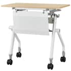 会議用テーブル(NTM-7545 NF9 幕板付き OAK/WH) 1枚目画像