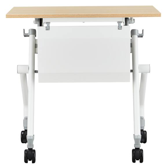 会議用テーブル(NTM-7545 NF9 幕板付き OAK/WH) 2枚目画像