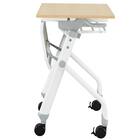 会議用テーブル(NTM-7545 NF9 幕板付き OAK/WH) 3枚目画像