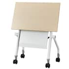 会議用テーブル(NTM-7545 NF9 幕板付き OAK/WH) 5枚目画像