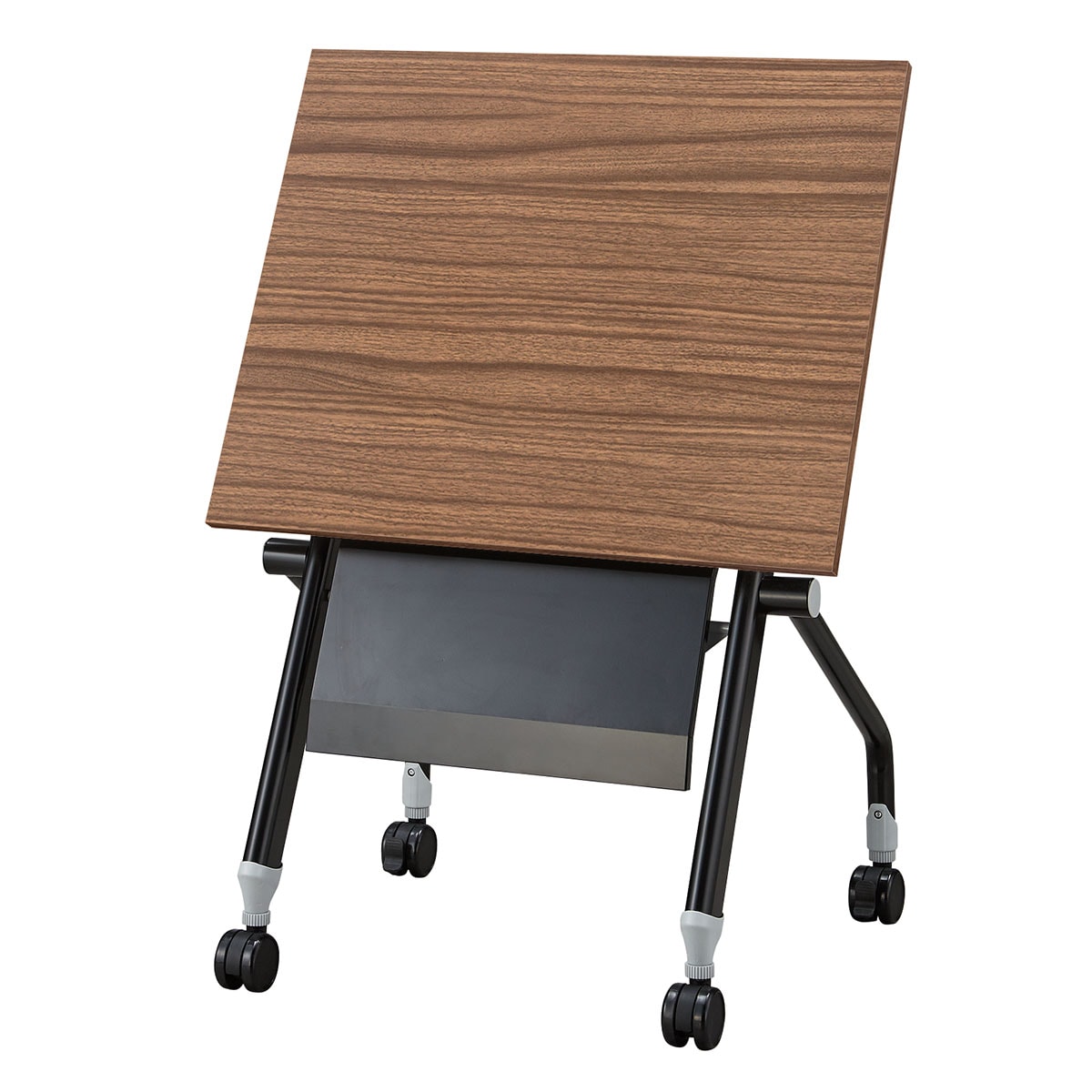 会議用テーブル(NTM-7560 NF9 幕板付き WN/BK) | ニトリネット【公式