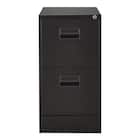 ファイリングキャビネット(TSFC 2段 ハンギングフレーム付き BK) 2枚目画像