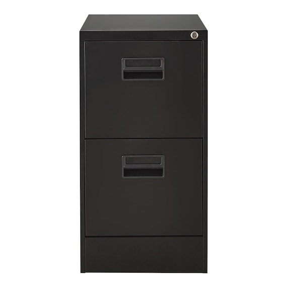 ファイリングキャビネット(TSFC 2段 ハンギングフレーム付き BK) 2枚目画像