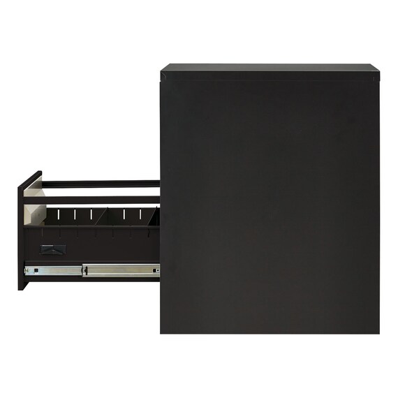 ファイリングキャビネット(TSFC 2段 ハンギングフレーム付き BK) 4枚目画像