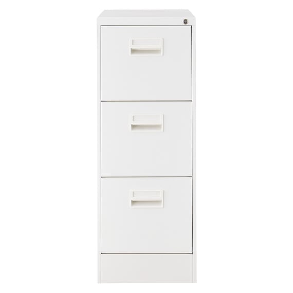 ファイリングキャビネット(TSFC 3段 WH) 2枚目画像