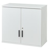 【在庫限り】木製キャビネット2段(ブリザ 2段木扉)