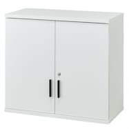 【在庫限り】木製キャビネット2段(ブリザ 2段木扉)