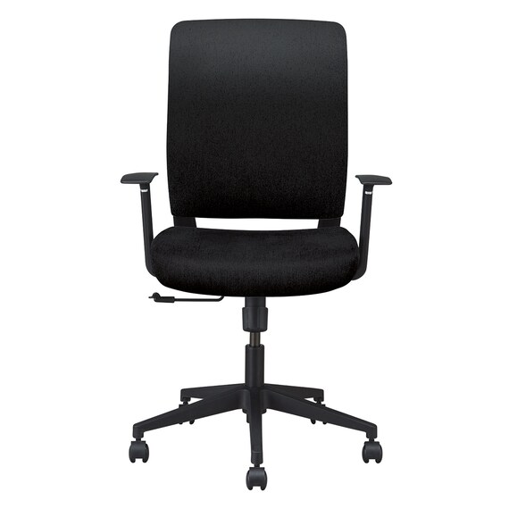 オフィスチェア(DCT001B 肘付き BK) 2枚目画像