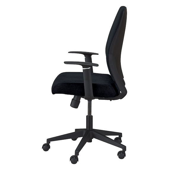 オフィスチェア(DCT001B 肘付き BK) 3枚目画像