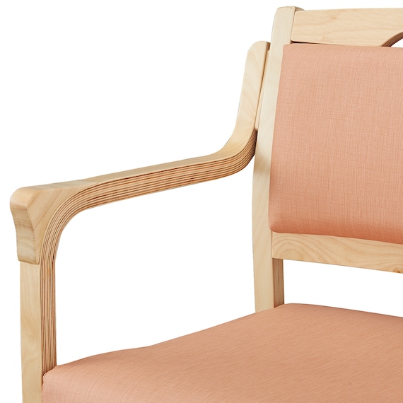 木製チェア(コール 肘付き NA/PI) 8枚目画像