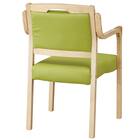 木製チェア(コール 肘付き NA/GR) 4枚目画像