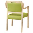 木製チェア(コール 肘付き NA/GR) 4枚目画像