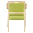 木製チェア(コール 肘付き NA/GR) 5枚目画像