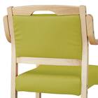 木製チェア(コール 肘付き NA/GR) 6枚目画像