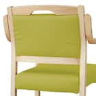 木製チェア(コール 肘付き NA/GR) 6枚目画像