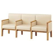 3人用ロビーソファ(WD-01 中肘あり)