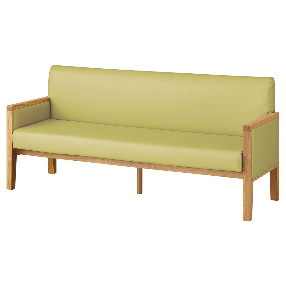 3人用ロビーソファ(WD-02 LBR/GR) | ニトリネット【公式】 家具